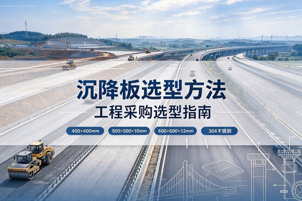 泰山沉降板选择方法